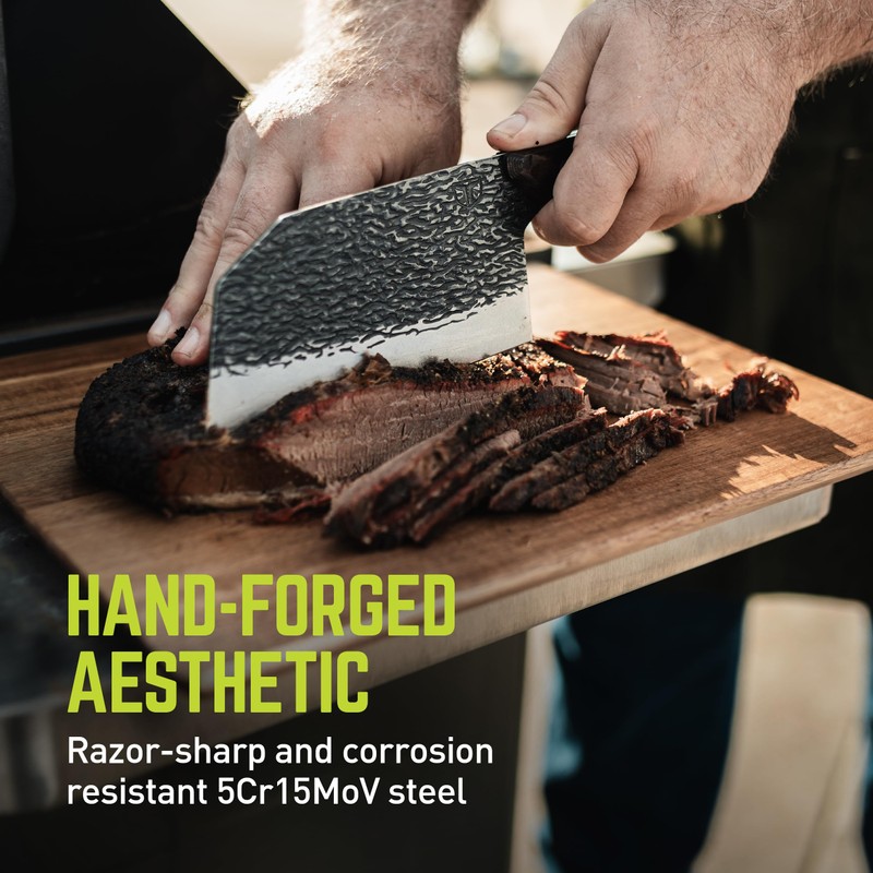 TRUE Primal Forge Outdoor Cutlery Set, Chopper Knife