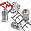 APIELE 16mm 12V Momentary Speaker Horn Push Button Toggle Switch