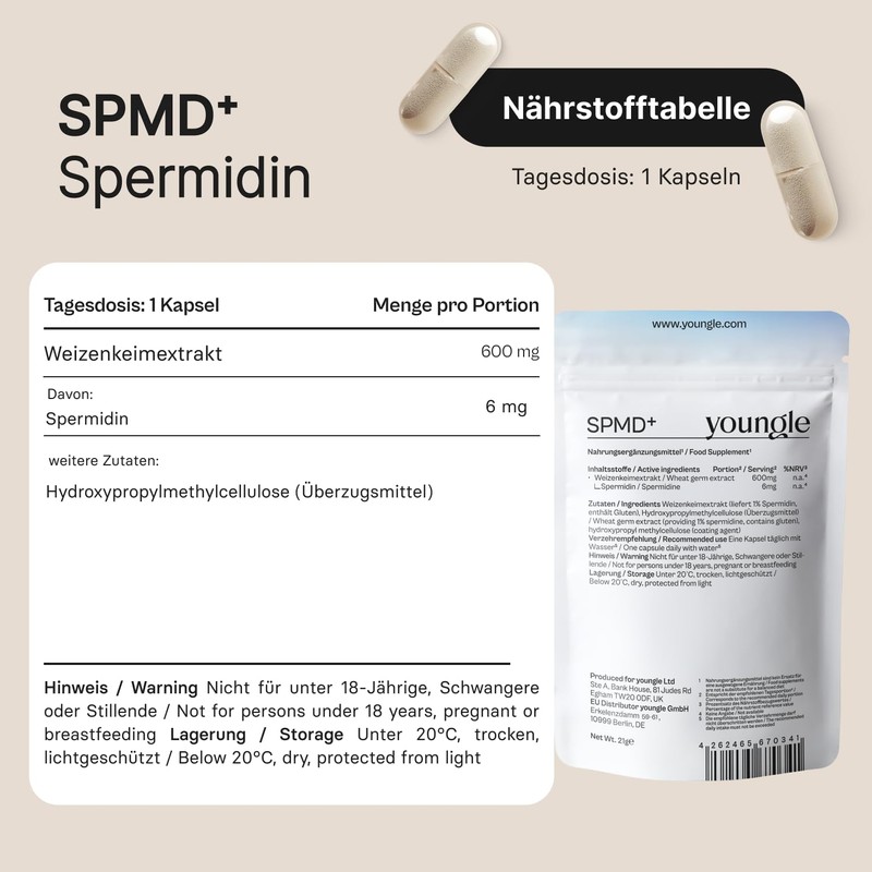 SPMD+ idine Capsules - Cellular Renewal & Autophagy Support +