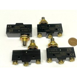 endlessparts 4 Pieces Limit switch  Z-15GQ-B micro panel mount screw plunger 15a large G35