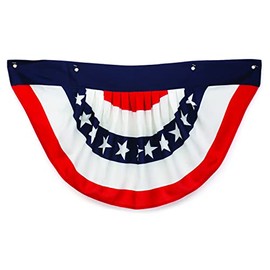 Fun Express Traditional Patriotic Bunting - Home Decor - 1 Piece