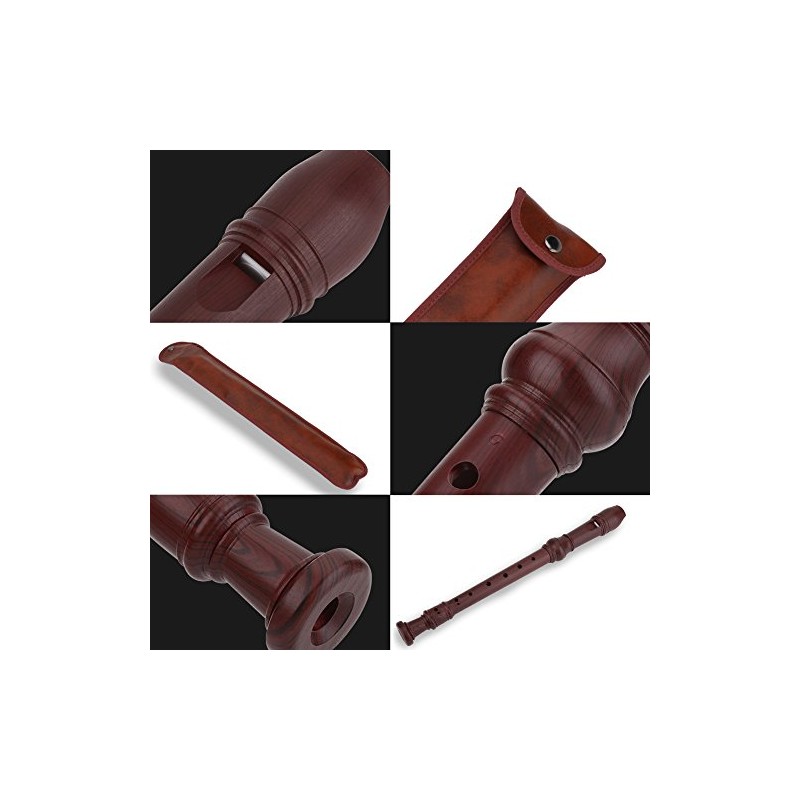 VGEBY Grabador Musical, Flauta Soprano de 8 Hoyos con Barra
