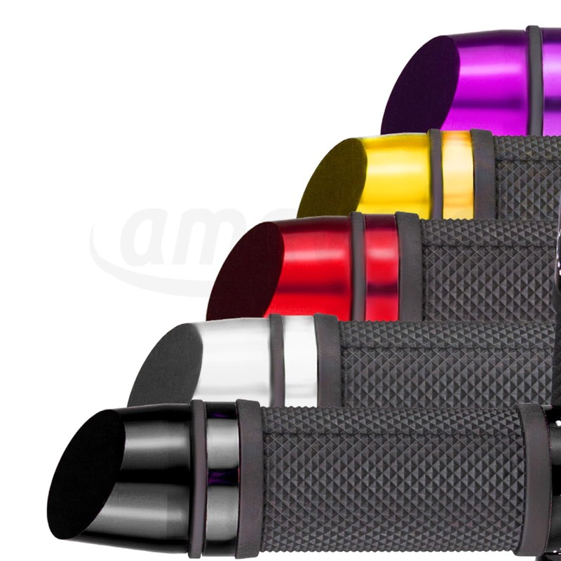Amavoler Universal Motorcycle Handlebar Grips Fits for Motorcycles with 7/8"
