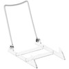 GIBSON HOLDERS 3PL Adjustable White Wire and Clear Acrylic Display