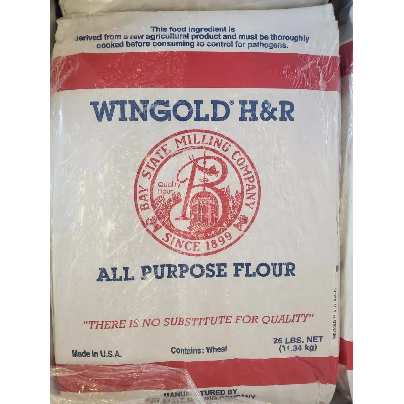 Wingold H&R flour 25 lb all purpose wingold H&R