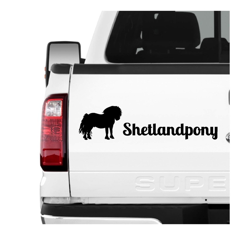 Shetland Pony Mini Horse Sticker Set of 3 Horse Riding
