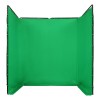 13.12*7.87ft Photography Backdrop Stand Kit with Green Cloth For Photo