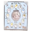MIMIA Birthday Celebration Baby Photo Frame with 12 Months Growth