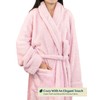 PAVILIA Premium Womens Plush Soft Robe Fluffy, Warm, Fleece Sherpa