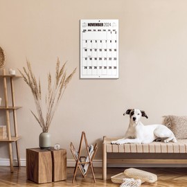 Wall Calendar 2024-2025, Nekmit 2024-2025 Academic Wall Calendar from Jul. 2024 - Dec. 2025, 22 3/4" x 14 3/4", Large Print Big Grid Wall Calendar, 18 Monthly Calendar Perfect for Organizing & Planning
