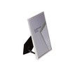 6 x 8-inch Silver Thin Edge Single Photo Frame Stands/Hangs