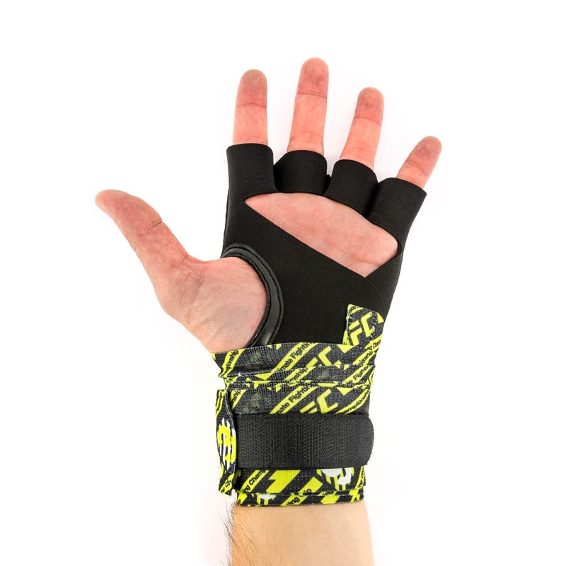 UFC Gel Fast Wrap (Small/Medium, Black/Yellow)