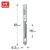 Trend Professional Pierce & Trim Cutter, 1/4 Inch Shank, 6.3mm