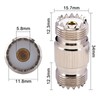 leeyovk 2pcs M Conversion Connector Female to Female M Connector