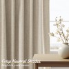 Blackout Curtains 24 Inch Long for Bedroom, Oatmeal 2 Panels