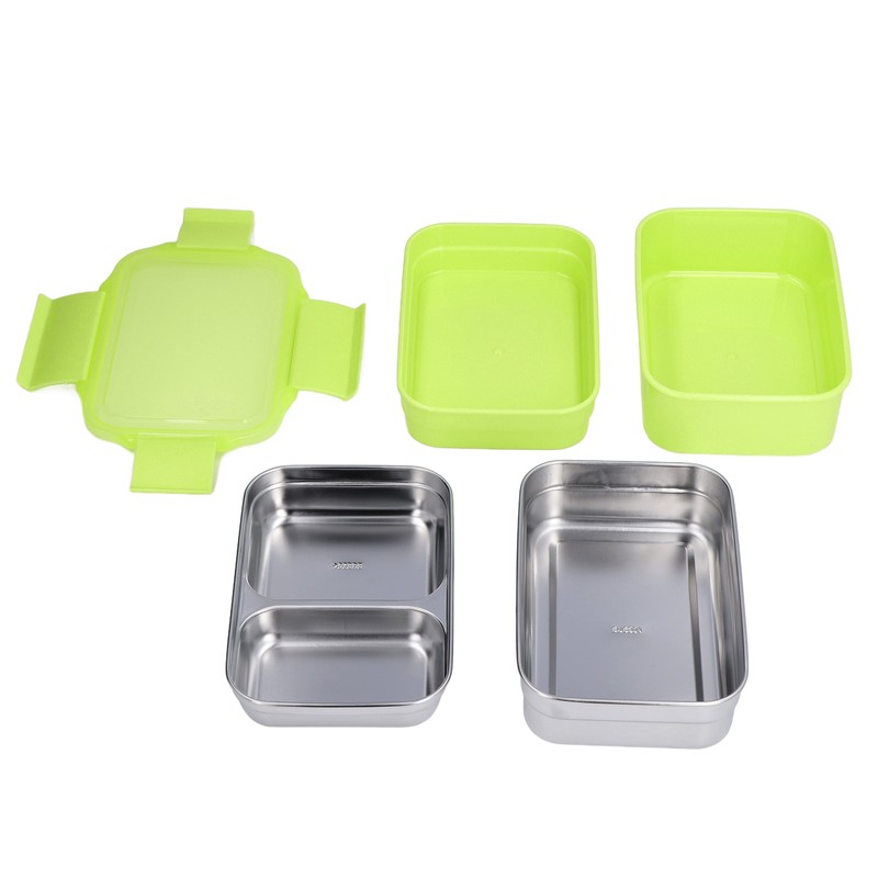 304 Stainless Steel Electric Lunch Box Double Layer Insulated Lunch