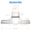 Trailer License Plate Bracket Holder with Silicone Car Tag Frame