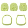 Kai KAI DN0500 Cookie Cutter Set, Sumikkogurashi, Penguin, Cat, Tokage,