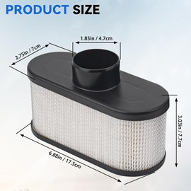 11013-0752 Air Filter for Kawasaki FR651V FR691V FR730V FS541V FS600V FS651V FS691V Series 4-Stroke Engines, Replace 11013-7046 11013-0813 11013-7049 Compatible with JD MIU12555 X300 X320 X350