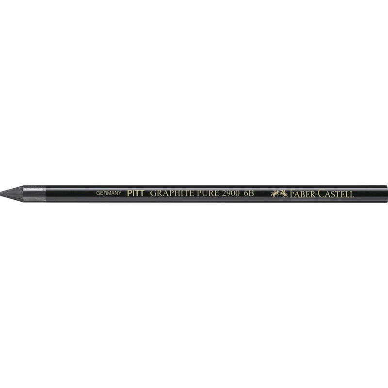 Faber-Castell PITT Graphite 6B Pure Pencil,Green,Grey,Black
