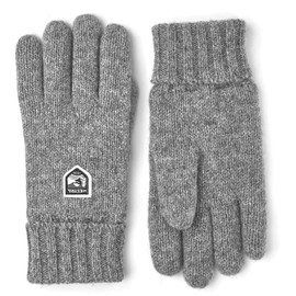 Hestra Uni Basic Wool Gloves I Cold Protection Wool Gloves Everyday Use - Gray - 6
