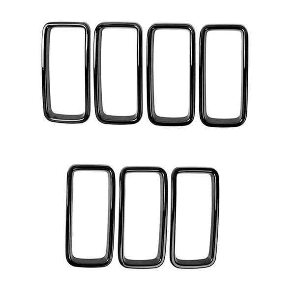 RAGBUSCLE Grille Inserts Grill Cover Trims Compatible with Jeep Renegade