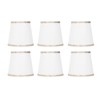 6Pcs European Style Lampshade Cover for Chandelier Wall Light W/E14