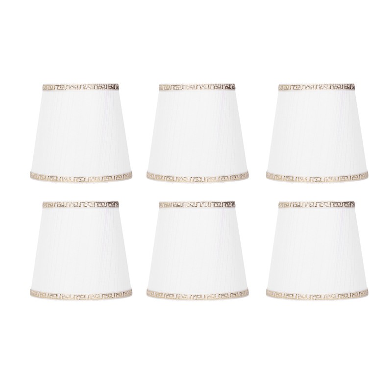 6Pcs European Style Lampshade Cover for Chandelier Wall Light W/E14