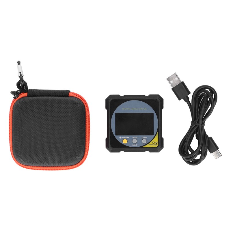 Black LCD Angle Finder Backlit IP54 Waterproof Digital LCD Screen