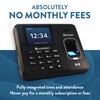Acroprint BioTouch Self-Contained Automatic Biometric Fingerprint/Proximity Time Clock (No Monthly