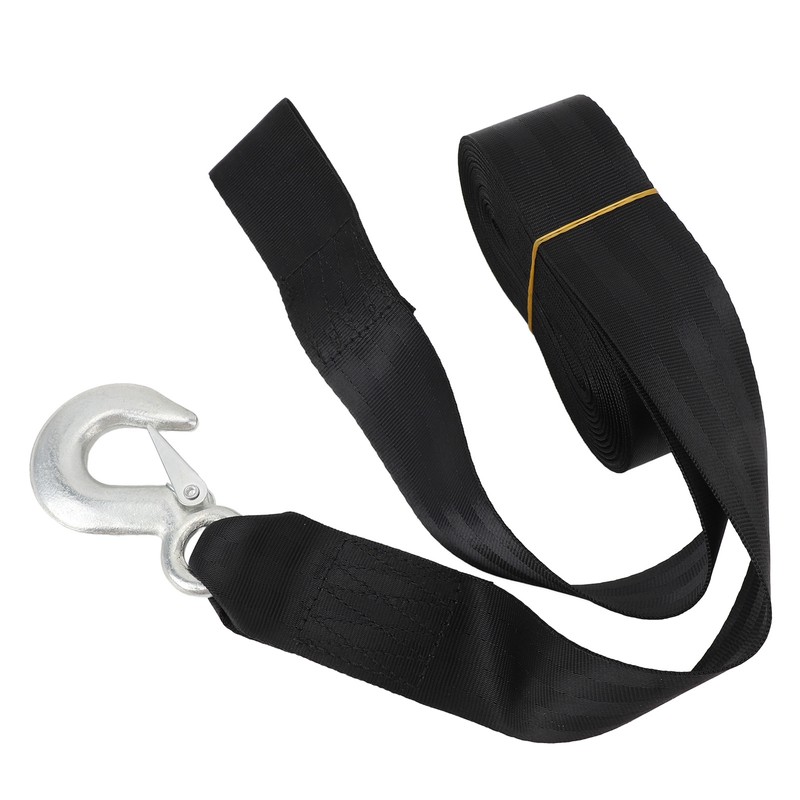 Heavy Duty Winch Strap with Hook 3500lb Load Boat Trailer