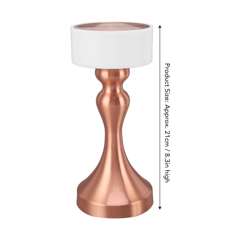 Table Lamp 3 Modes Stepless Dimmable LED Touch Cordless Metal