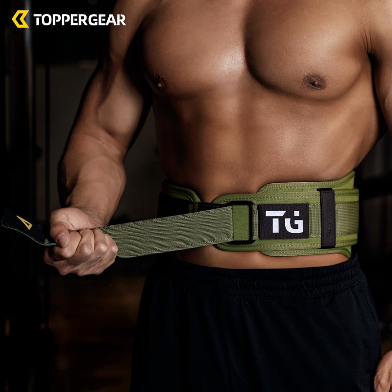 TOPPERGEAR Power Armor Belt Nylon Training Belt Double Construction Heavy