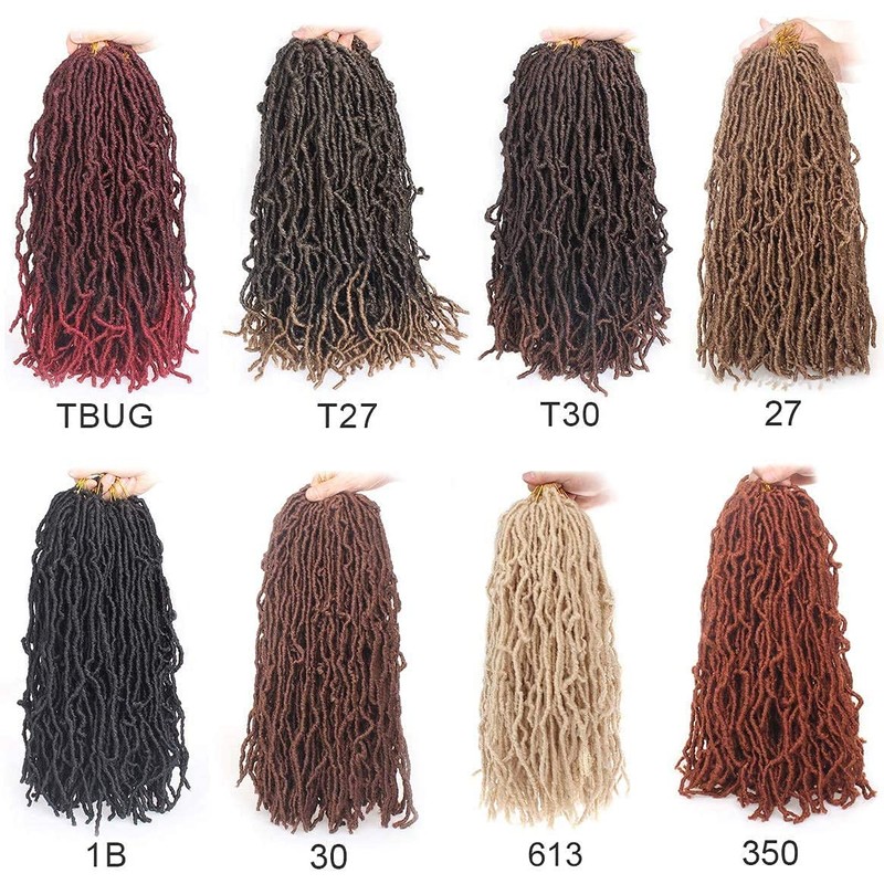 Xtrend 7 Packs 18 Inch New Faux Locs Crochet Hair