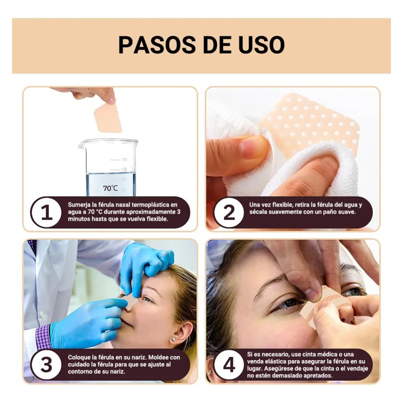 Kit Férula Doyle Aquaplast Termoplástica Rinoplastia General