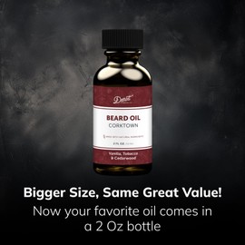 Detroit Grooming Beard Oil | Hydrating & Nourishing Formula with Vitamin E • Corktown Scent (2 oz)