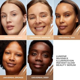 Lumene Invisible Illumination Instant Glow Beauty Serum - Medio (1 onza)