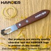 HAMOER Citrus Lemon Zester & Channel Knife Tool for Kitchen