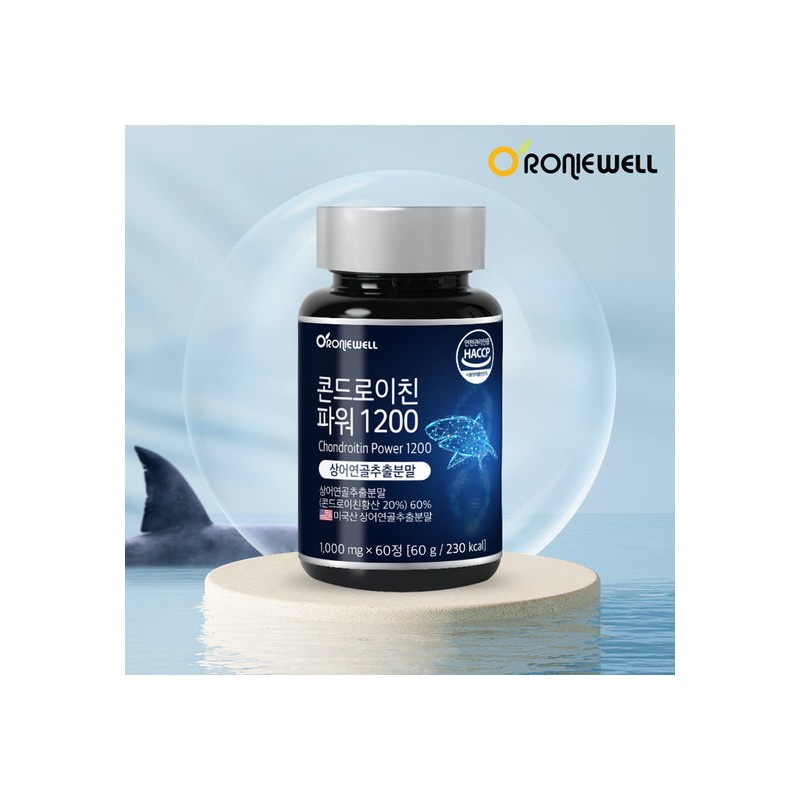 Ronniewell Roniwell Chondroitin Power 1200 60 Tablets / 로니웰 콘드로이친