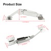 Litoexpe 2pcs Spring Lid Support, Left & Right, Silver Iron