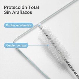 10pcs Limpia popotes,Cepillo para Lavar,popotes de Acero Inoxidable,Cepillo de Nylon Suave No Daña Utensilios, Reutilizable,Limpieza Diversas Tapas de Botellas,Frascos,Termos,biberones