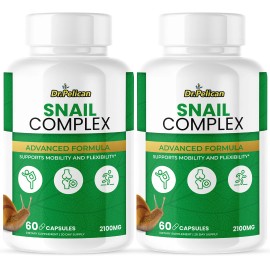 Pelican Vitamins Snail Complex- Joint & Mobility Health Support- 2 Bottles- 120 Capsules