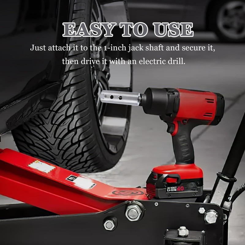 Ongfuwu Stainless Steel Trailer Jack Drill Adapter, Top Wind Trailer