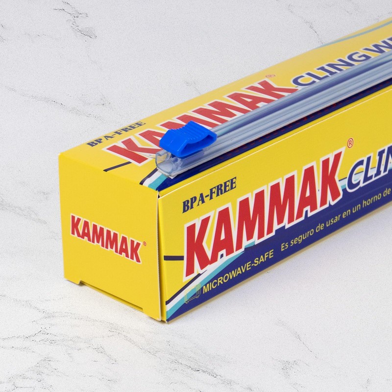 KAMMAK Plastic wrap with Slide Cutter 12 Inch X 300