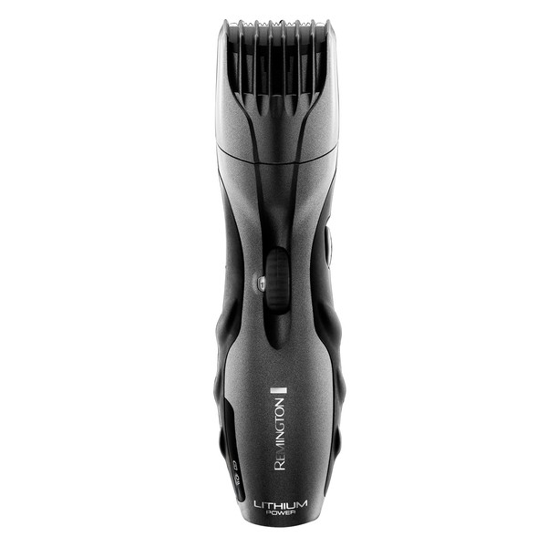 Remington Mens Cordless Lithium Barba Beard Trimmer, Up to 60 Minutes on 1 Charge - MB350L, Black