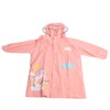 Kids Rain Ponchos with School Bag Cover Reusable Snap Button