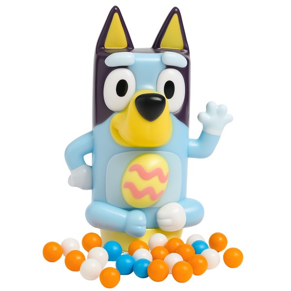Bluey Candy Dispenser, Face Changing Figurine with Assorted Hard Candies,