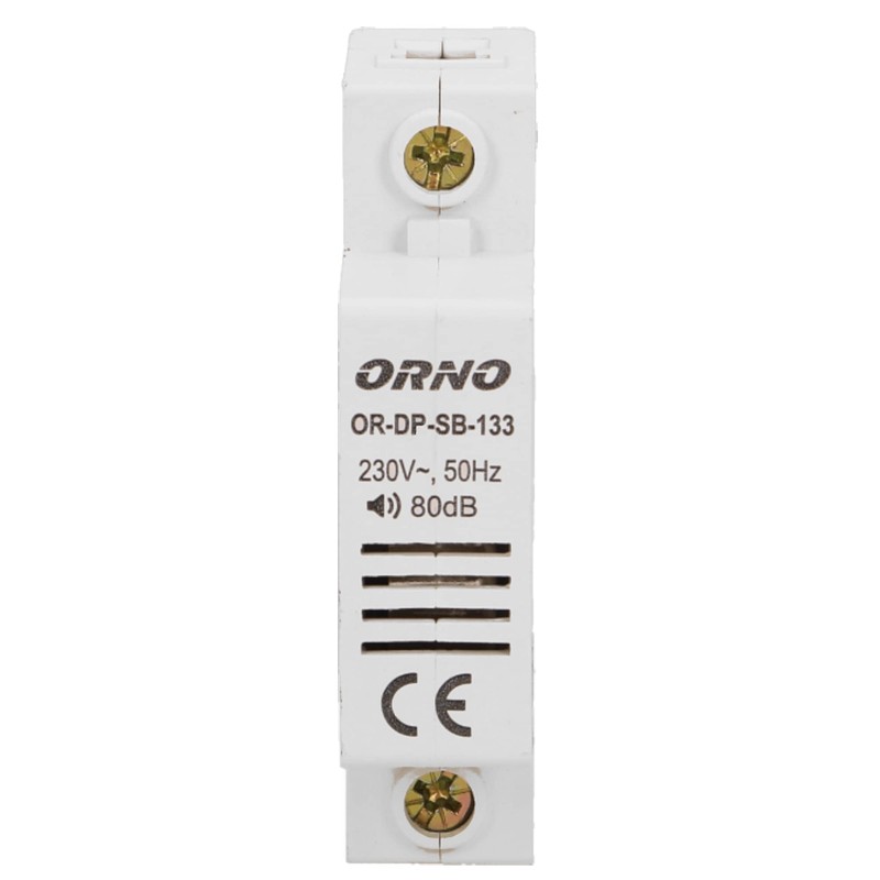 ORNO DP-SB-133 Doorbell Wired for DIN-1 Module Rail 1 Ton