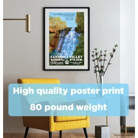 Cuyahoga Valley National Park Poster - Original Artwork - 13" x 19" by Rob Decker - WPA Style