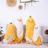 shownicer Plush Toy Banana Duck Stuffed Toy, Kawaii Duck Plush,